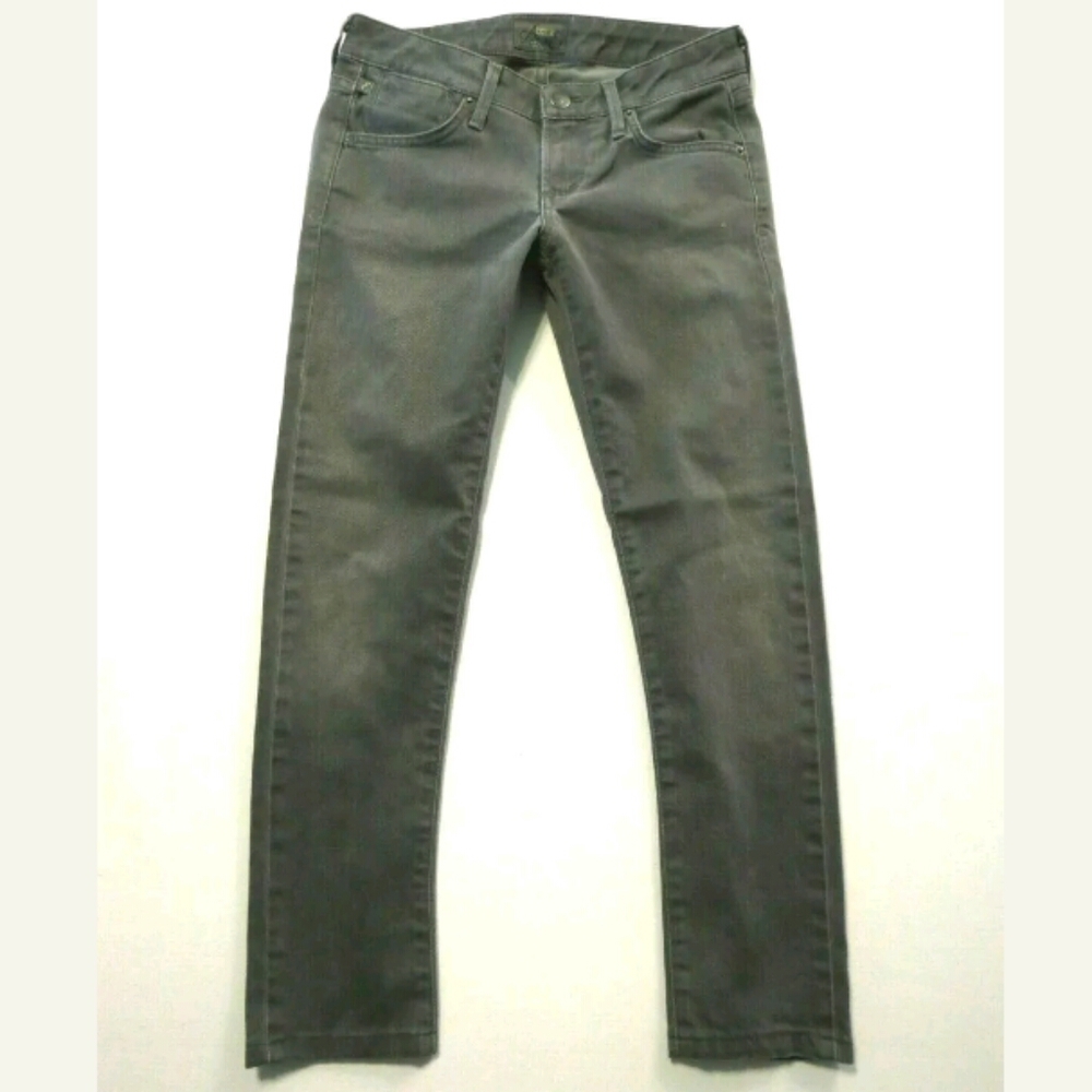 AGoldE jeans Chloe slim fit cropped Capri Gray 25